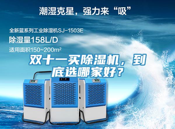 雙十一買除濕機(jī)，到底選哪家好？