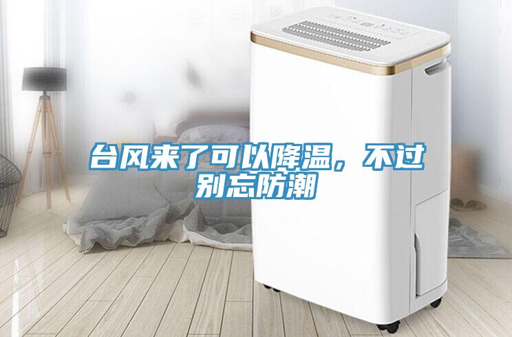臺風(fēng)來了可以降溫，不過別忘防潮