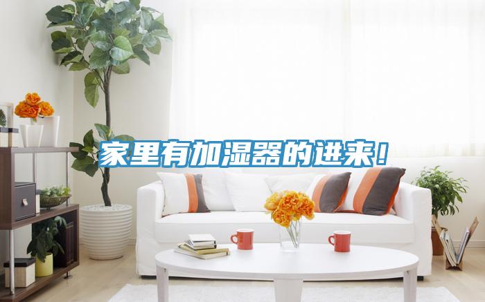 家里有加濕器的進(jìn)來！