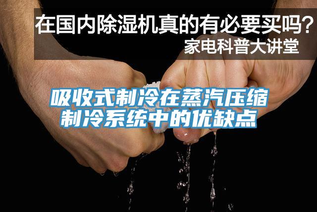 吸收式制冷在蒸汽壓縮制冷系統(tǒng)中的優(yōu)缺點(diǎn)