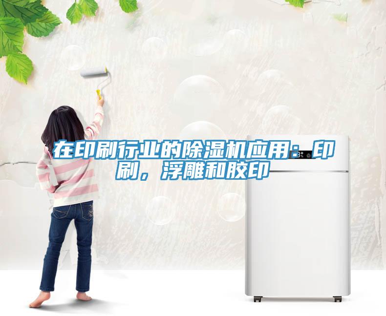 在印刷行業(yè)的除濕機應用：印刷，浮雕和膠印