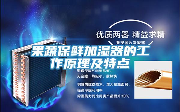 果蔬保鮮加濕器的工作原理及特點