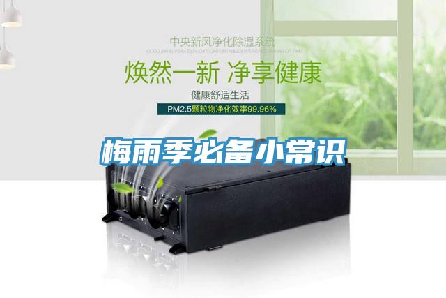 梅雨季必備小常識