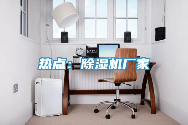 熱點：除濕機廠家
