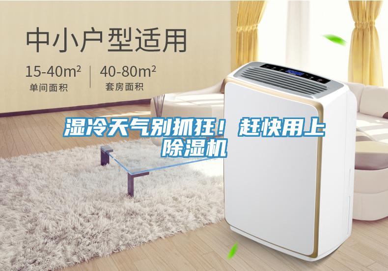濕冷天氣別抓狂！趕快用上除濕機