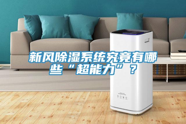新風(fēng)除濕系統(tǒng)究竟有哪些“超能力”？