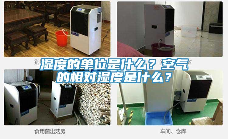 濕度的單位是什么？空氣的相對(duì)濕度是什么？