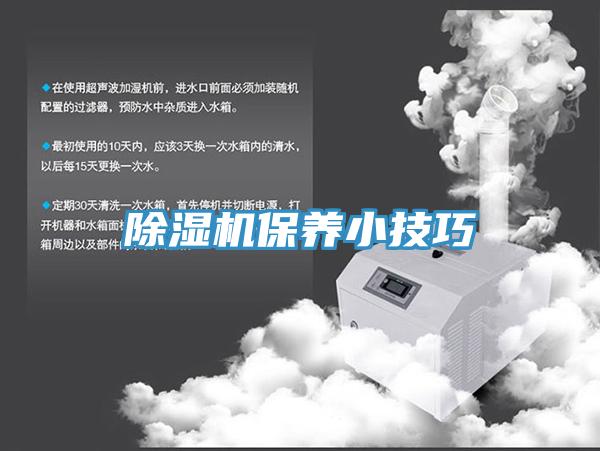 除濕機保養(yǎng)小技巧