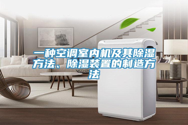 一種空調(diào)室內(nèi)機及其除濕方法、除濕裝置的制造方法