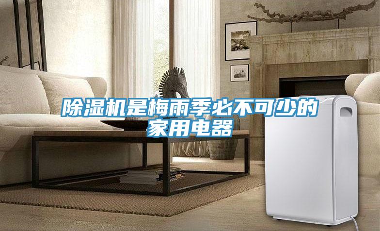除濕機是梅雨季必不可少的家用電器