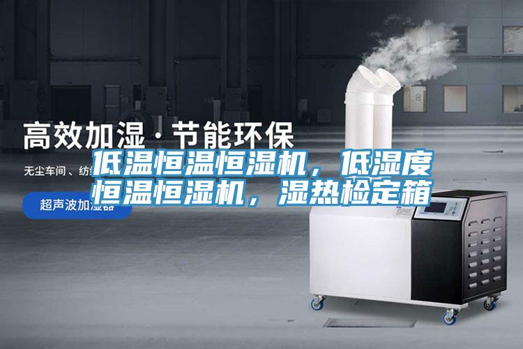 低溫恒溫恒濕機，低濕度恒溫恒濕機，濕熱檢定箱