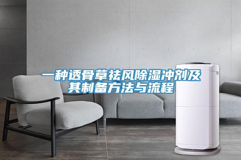 一種透骨草祛風(fēng)除濕沖劑及其制備方法與流程