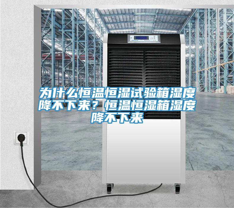 為什么恒溫恒濕試驗箱濕度降不下來？恒溫恒濕箱濕度降不下來