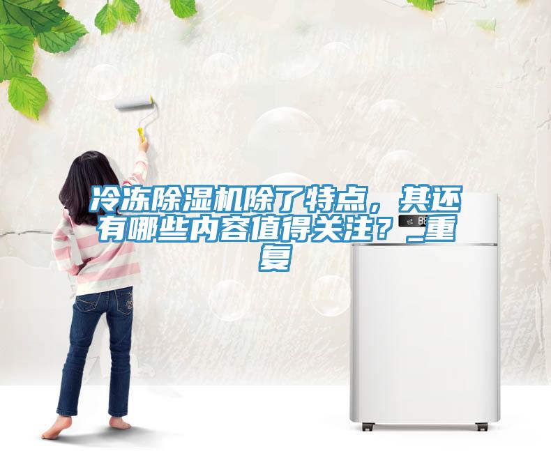 冷凍除濕機(jī)除了特點(diǎn)，其還有哪些內(nèi)容值得關(guān)注？_重復(fù)