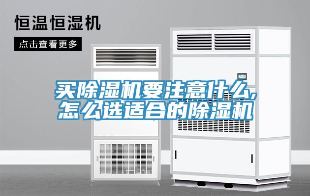 買除濕機(jī)要注意什么,怎么選適合的除濕機(jī)