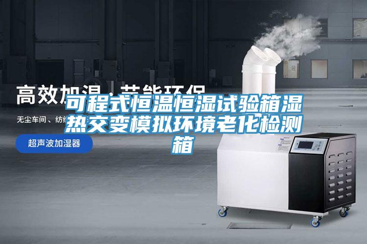 可程式恒溫恒濕試驗箱濕熱交變模擬環(huán)境老化檢測箱