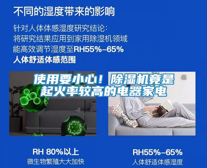 使用要小心！除濕機竟是起火率較高的電器家電