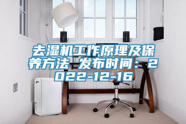 去濕機工作原理及保養(yǎng)方法 發(fā)布時間：2022-12-16