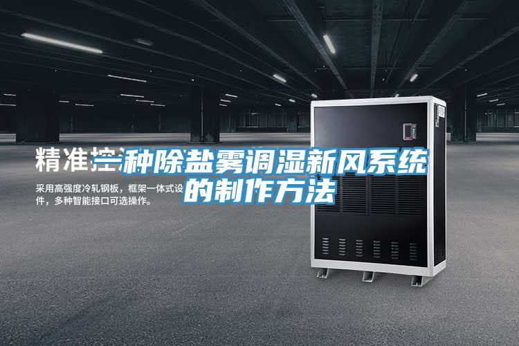 一種除鹽霧調(diào)濕新風(fēng)系統(tǒng)的制作方法