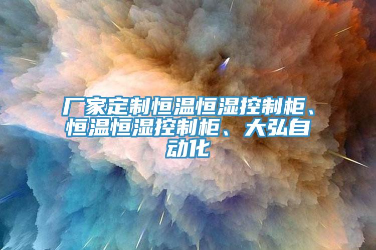 廠家定制恒溫恒濕控制柜、恒溫恒濕控制柜、大弘自動化