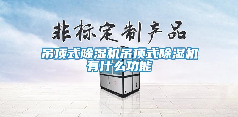 吊頂式除濕機吊頂式除濕機有什么功能