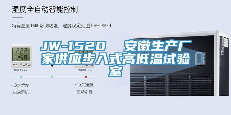 JW-1520  安徽生產(chǎn)廠家供應(yīng)步入式高低溫試驗室