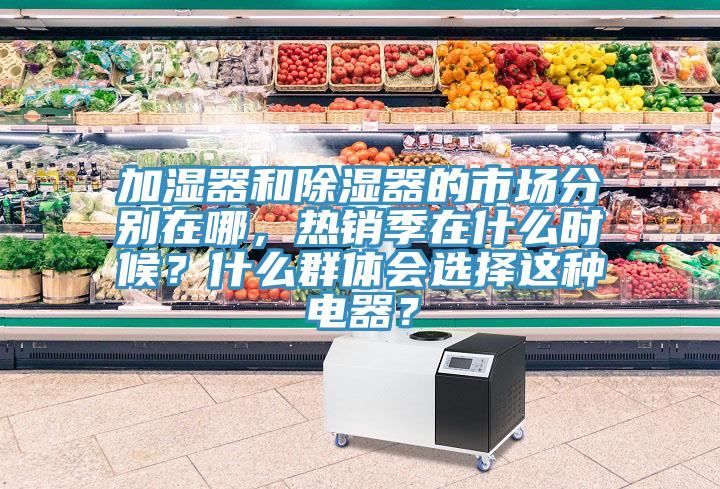 加濕器和除濕器的市場分別在哪，熱銷季在什么時(shí)候？什么群體會(huì)選擇這種電器？