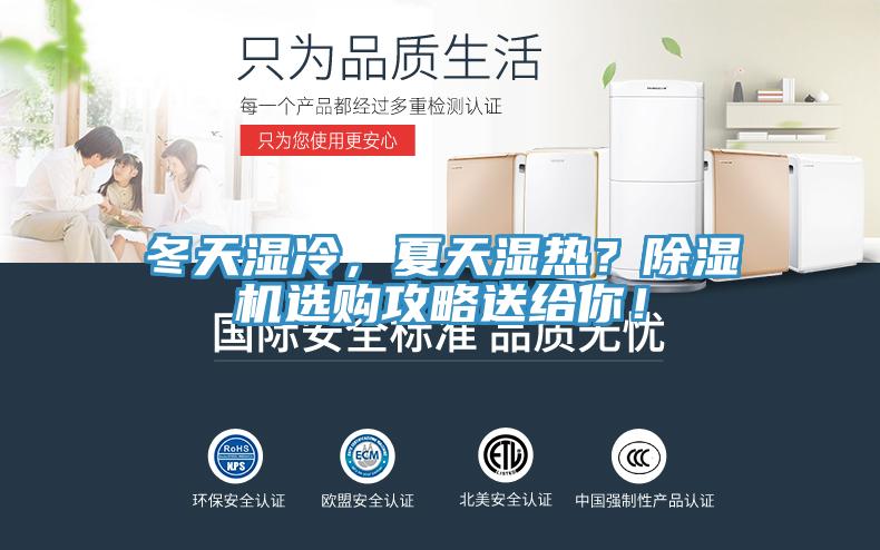 冬天濕冷，夏天濕熱？除濕機選購攻略送給你！