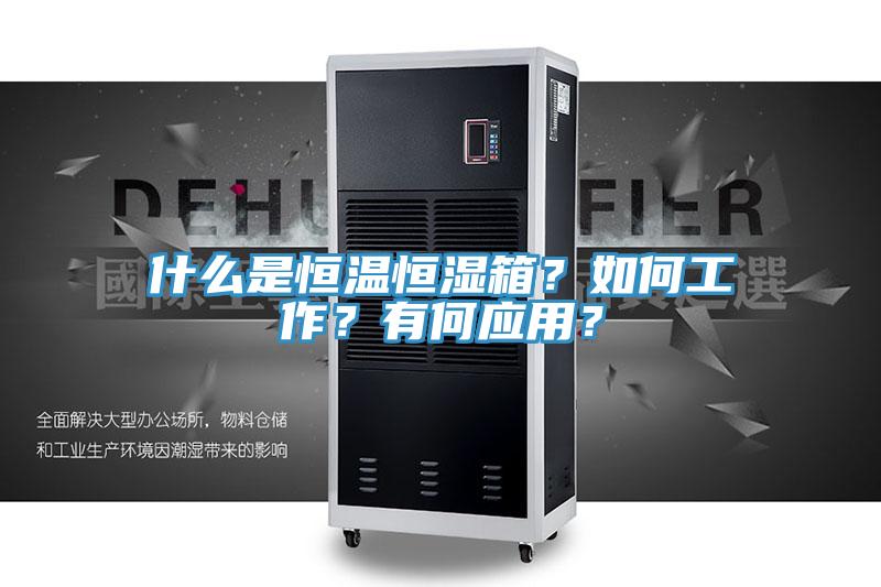 什么是恒溫恒濕箱？如何工作？有何應(yīng)用？