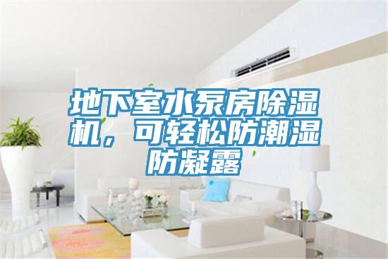 地下室水泵房除濕機(jī)，可輕松防潮濕防凝露