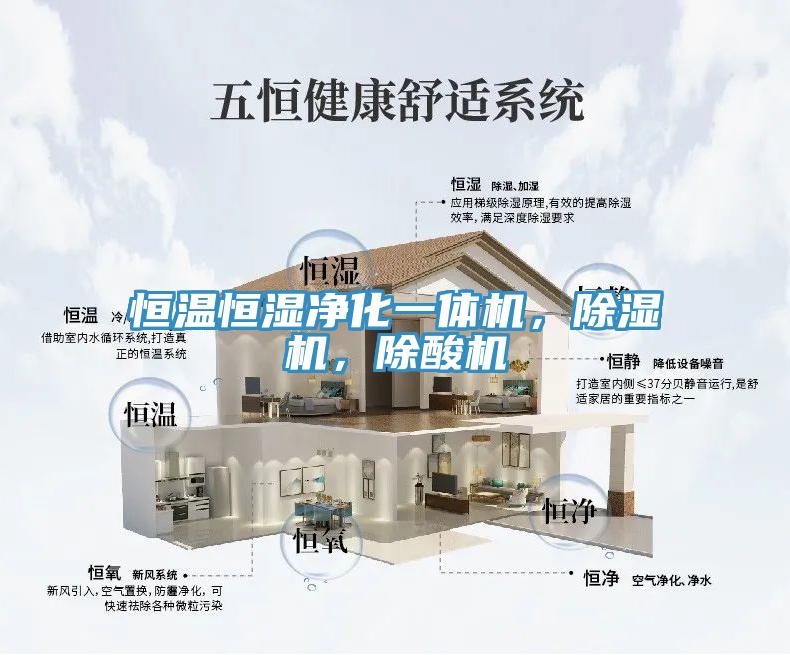 恒溫恒濕凈化一體機，除濕機，除酸機
