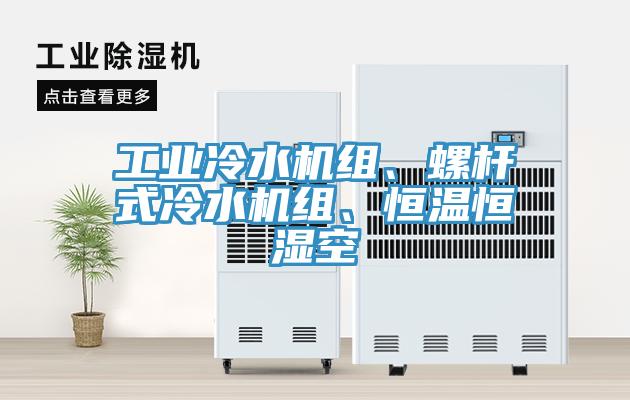 工業(yè)冷水機(jī)組、螺桿式冷水機(jī)組、恒溫恒濕空