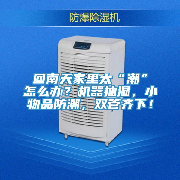 回南天家里太“潮”怎么辦？機(jī)器抽濕，小物品防潮，雙管齊下！