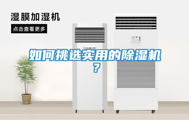 如何挑選實用的除濕機？