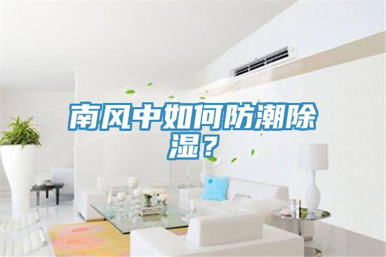 南風中如何防潮除濕？