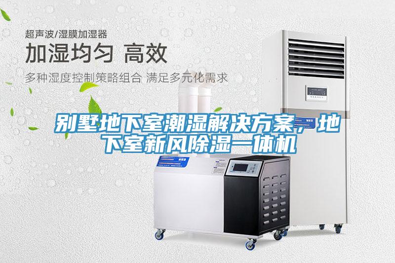 別墅地下室潮濕解決方案，地下室新風(fēng)除濕一體機(jī)