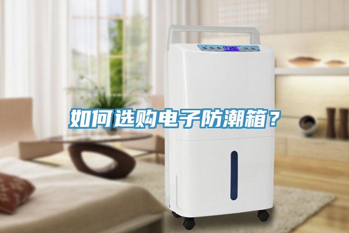 如何選購電子防潮箱？