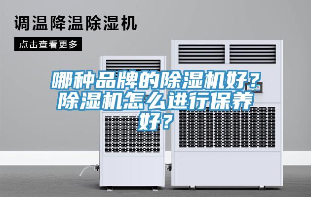 哪種品牌的除濕機好？除濕機怎么進行保養(yǎng)好？