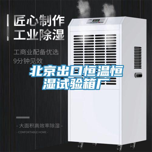 北京出口恒溫恒濕試驗箱廠