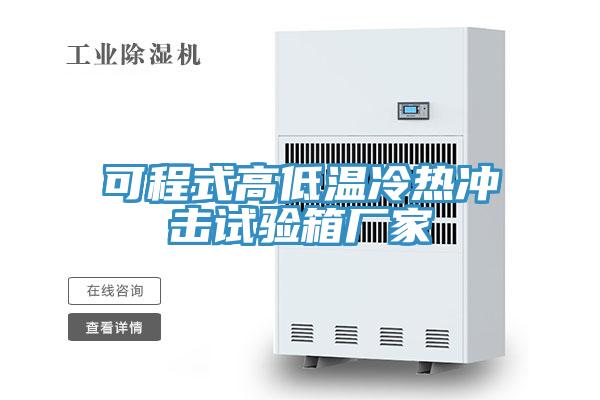 可程式高低溫冷熱沖擊試驗(yàn)箱廠家