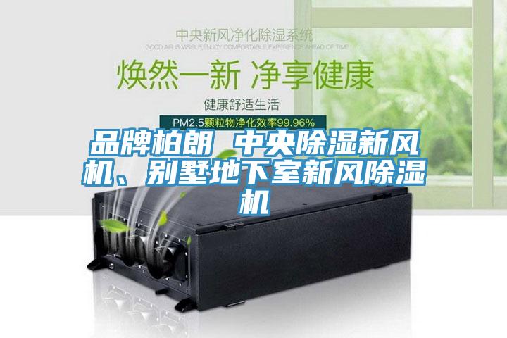品牌柏朗 中央除濕新風機、別墅地下室新風除濕機