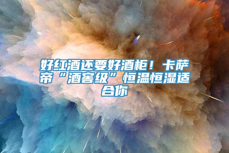 好紅酒還要好酒柜！卡薩帝“酒窖級”恒溫恒濕適合你