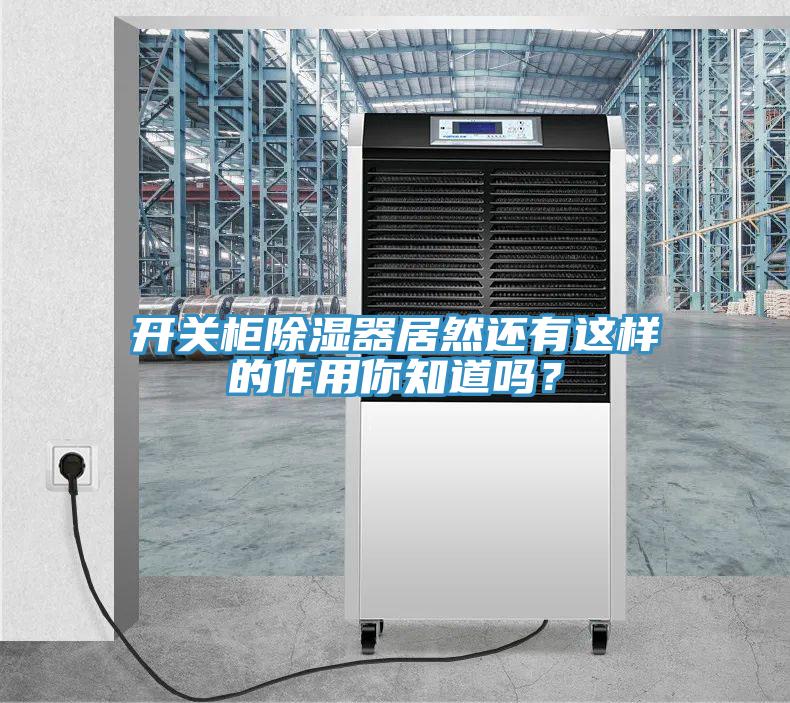 開(kāi)關(guān)柜除濕器居然還有這樣的作用你知道嗎？