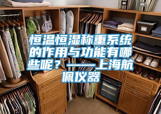 恒溫恒濕稱重系統(tǒng)的作用與功能有哪些呢？——上海航佩儀器