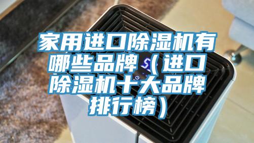 家用進口除濕機有哪些品牌（進口除濕機十大品牌排行榜）