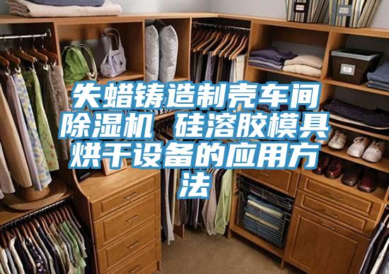失蠟鑄造制殼車間除濕機 硅溶膠模具烘干設(shè)備的應(yīng)用方法