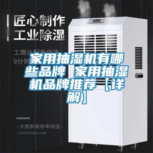 家用抽濕機(jī)有哪些品牌 家用抽濕機(jī)品牌推薦【詳解】