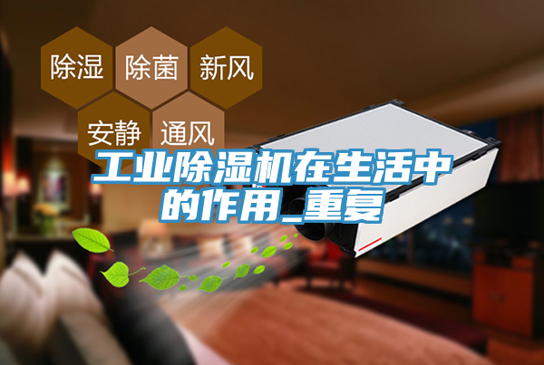 工業(yè)除濕機(jī)在生活中的作用_重復(fù)