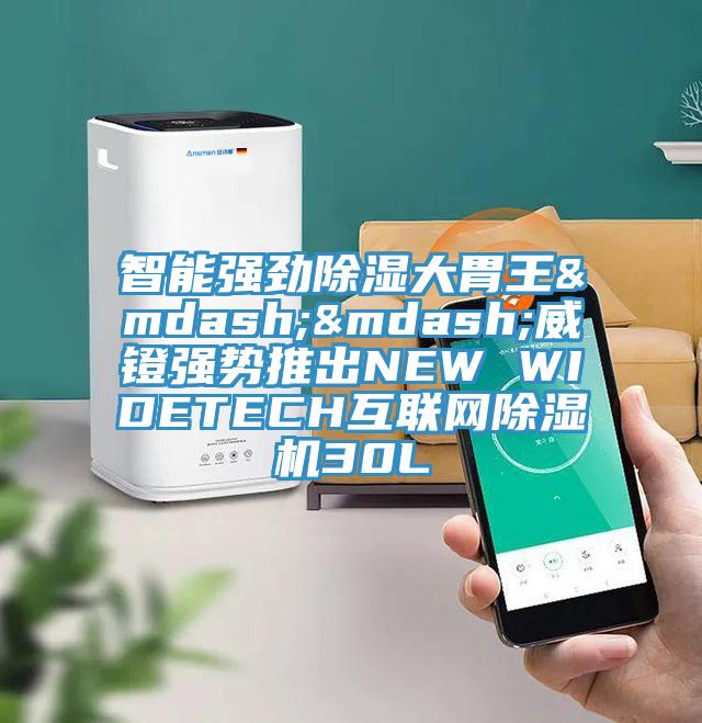 智能強(qiáng)勁除濕大胃王&mdash;&mdash;威鐙強(qiáng)勢推出NEW WIDETECH互聯(lián)網(wǎng)除濕機(jī)30L