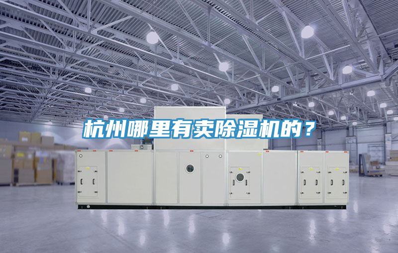 杭州哪里有賣(mài)除濕機(jī)的？